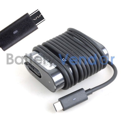 30W USB-C Dell Latitude 7370 P67G Adapter Charger +Power Cord