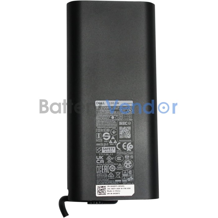 130W Dell Latitude 5421 5421-01 AC Adapter Charger
