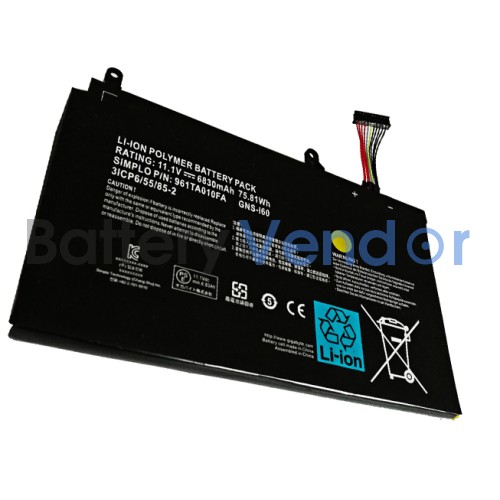 75.81wh Gigabyte P57W V6-CF1 p57wv6-ne2 battery