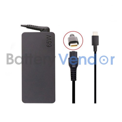 65W Lenovo V14 G3 ABA USB Type-C Power AC Adapter Charger with Power Cord 65W Lenovo V14 G3 ABA USB Type-C Power AC Adapter Charger with Power Cord