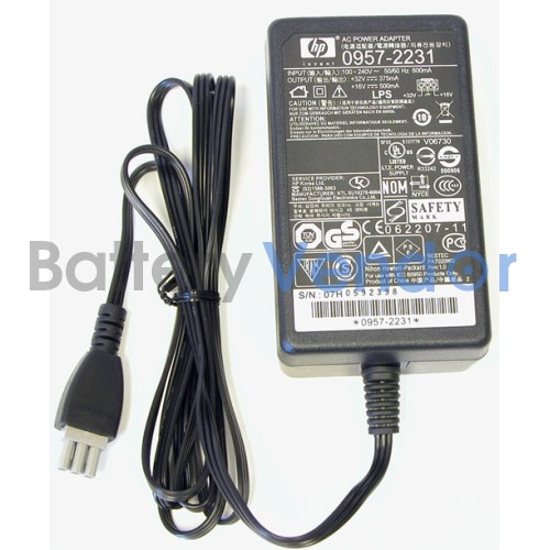 12W AC Adapter Charger HP Photosmart C4210 Printer + Cord
