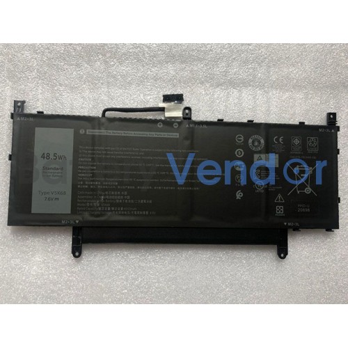 Dell Latitude 9520 2-in-1 battery 7.6v  48.5Wh