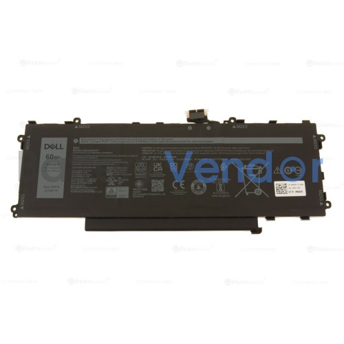 Dell gt6tk 0MWK05 K2CPY battery 11.55V 60Wh